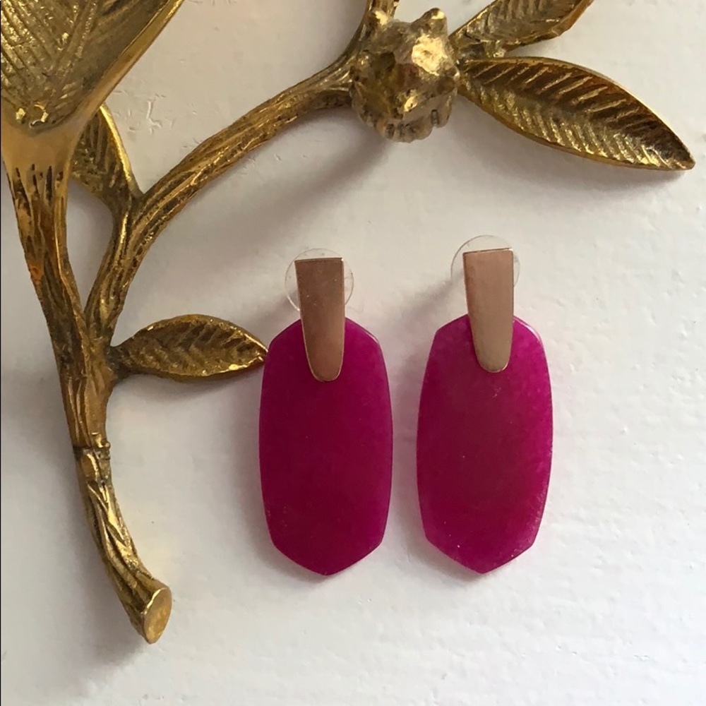 Kendra Scott Aragon Gold Drop Earrings
